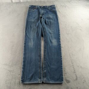 Vintage Levis 517 Jeans Mens 33x34 (Fits 30x34) Blue Faded Bootcut Cotton Y2K